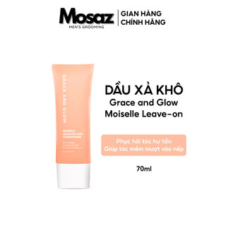 Dầu xả khô Grace and Glow Moiselle Leave-on dưỡng và tạo kiểu tóc với Keratin và dầu dừa chống xơ tóc 70ml