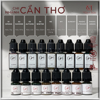 Mực GH Chuyên Kỹ Thuật HairStrokes Tạo Sợi Bằng Máy Kèm Phun Rải Hạt Chân Mày | Mực Phun Xăm