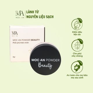 Phấn phủ thiên nhiên kiềm dầu mộc an powder beauty