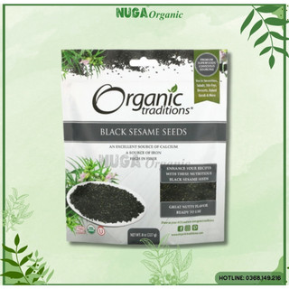 Mè đen hữu cơ - organic traditions - 227g & 454g