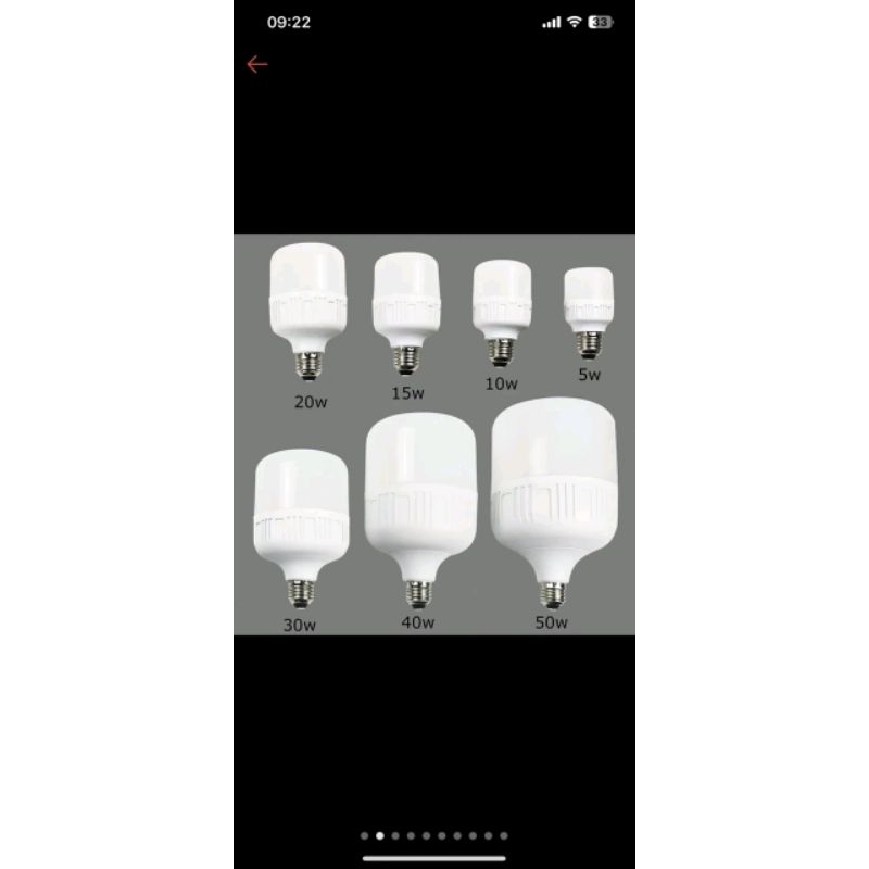 BÓNG ĐÈN BULD RẠNG ĐÔNG 20W, 30W, 40W