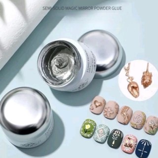 Gel vẽ nổi thủy tinh Annies , Gel nặn hoa màu trong , màu trắng hũ 20g làm móng NAIL THAO NHI