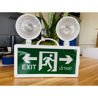 Đèn sự cố khẩn cấp chiếu sáng kết hợp biển chỉ dẫn thoát hiểm exit - thiết bị phòng cháy chữa cháy