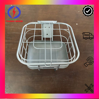 Rổ Moka Maoly Xe Đạp Điện Màu Trắng, Giỏ Gắn Yedea Xe Điện Dày Chắc Đẹp Phụ Tùng Xe Điện