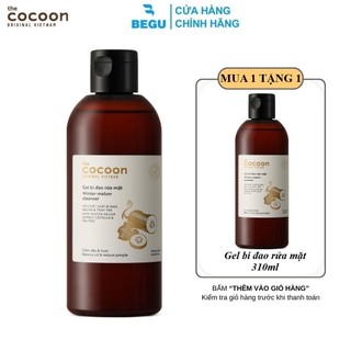 [Mua 1 Tặng 1] Gel bí đao rửa mặt Cocoon BIGSIZE thuần chay giảm dầu & mụn 310ml