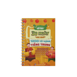 Sách sổ tay 30 ngày ghi nhớ 1200 từ vựng tiếng trung