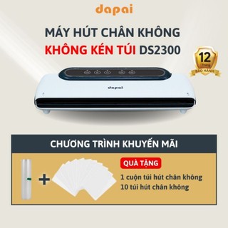 [KHÔNG KÉN TÚI] Máy hút chân không thực phẩm gia đình Dapai DS2300