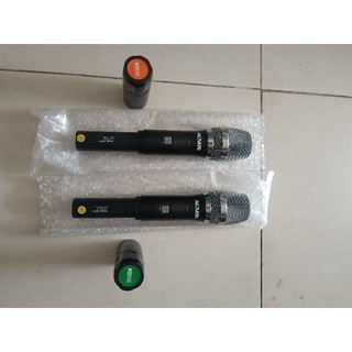 CẶP MICRO KHÔNG DÂY HÃNG ACNOS MODEL KA04 CAO CẤP (CẶP MIC RỜI)