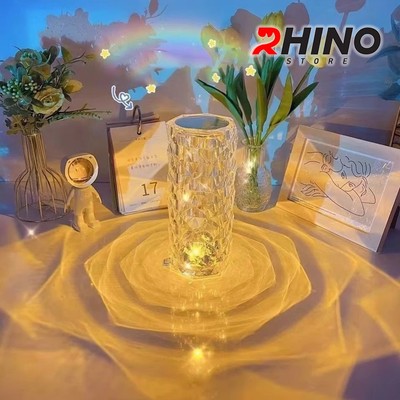 Đèn pha lê trang trí Rhino L902, Kèm remote, ánh sáng đẹp với nhiều màu sắc dễ chịu