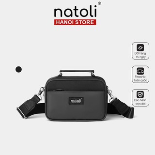 Túi đeo chéo nam natoli phối da chống nước thời trang cao cấp - classic crossbag t8