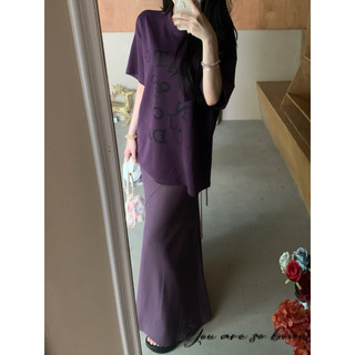 Set áo phông chân váy dài