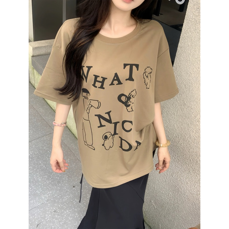 Set áo phông chân váy dài