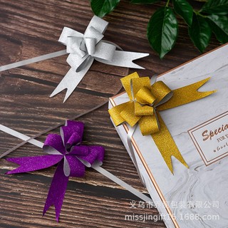 Nơ rút gói quà kim tuyền 1,7*37cm