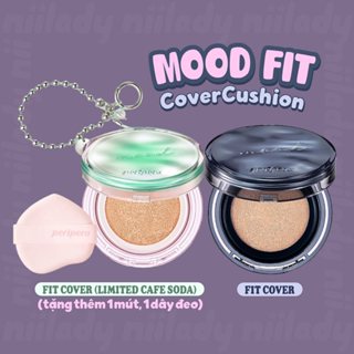 Phấn nước Peripera Mood Vegan Glow Cushion, phấn nước Peripera Mood Fit Cover Cushion
