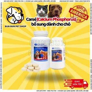 Canxi (Calcium Phosphorus) bổ sung dành cho chó mèo - Hàng Mỹ chính hãng
