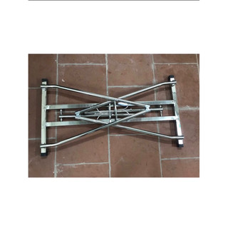 Khung võng xếp chân vuông inox 100% dày 1.2mm