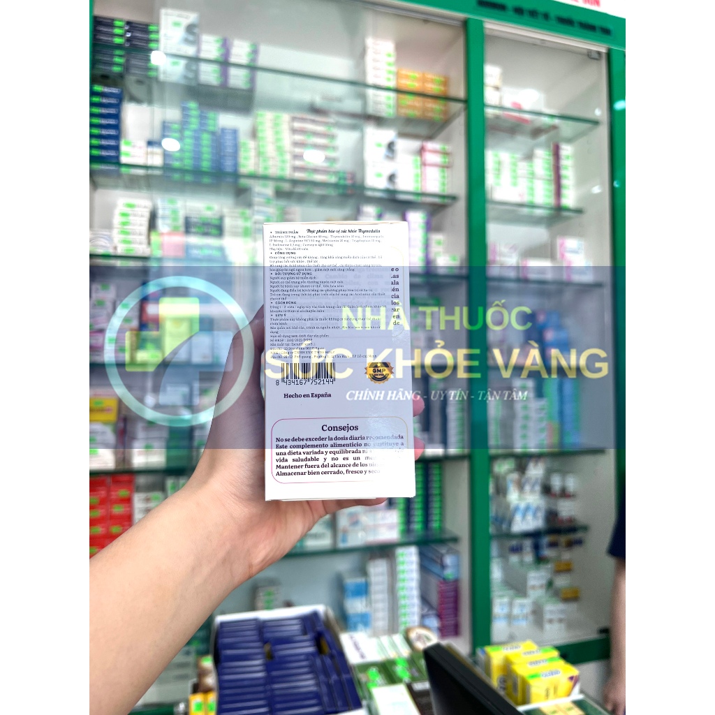 Thymodulin Albumin - Tăng Sức Đề Kháng, Khả Năng Miễn Dích, Phục Hồi Sức Khoẻ, Giảm Căng Thẳng, Mệt Mỏi (Hộp 30 viên)