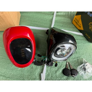 Đầu đèn xe đạp điện Xe cỎ T3 siêu sáng 48v-60v tặng kèm khóa điện MiLan M9