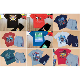 Set thun bé trai. Bộ thun bé trai. Set áo quần bé trai thun cotton