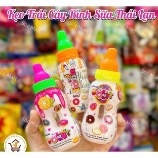 Một kẹo cốm trái cây bình sữa thái Lan