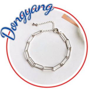 Vòng tay dạng mắt xích hinh học đơn giản cho nữ sinh v28