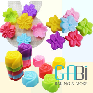 Khuôn silicon làm cupcake, muffin, thạch 5cm