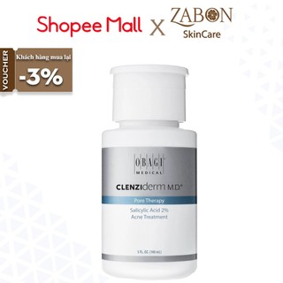 Dung dịch tẩy da chết, ngừa mụn chứa BHA Obagi Clenziderm MD Pore Therapy 148ml