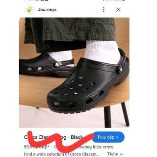Dép sục big size croc.s xuất dư chínhh hãng