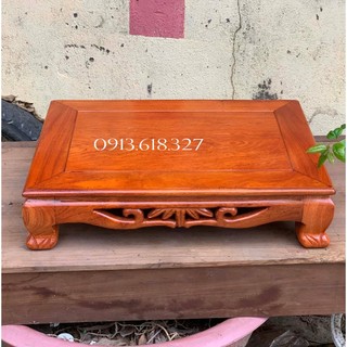 Bàn osin trúc gỗ hương bàn trà nhật bàn cơm kỷ trơn cỡ nhỏ gỗ hương cao 12cm
