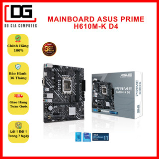 Mainboard asus prime h610m-k d4 - hàng chính hãng