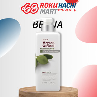 Dầu xả không chứa Silicone chiết xuất hạt Argan & dầu Olive BEAUA Argan & Olive Oil Conditioner (550ml)