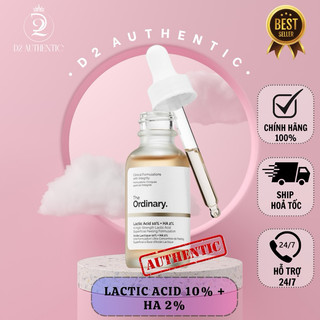 (Auth-Kèm Bill) Serum tẩy da chết hoá học - Lactic Acid 5% + HA và Latic Acid 10% + HA – The Ordinary