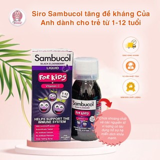 Sambucol siro tăng sức đề kháng cho bé trên 1 tuổi 120ml