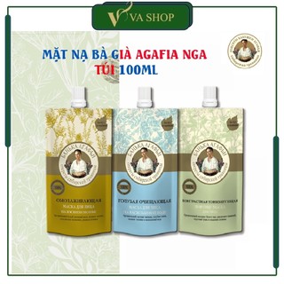 Mặt nạ sữa non , khoáng bùn bà già Agafia Nga, sữa nai trẻ hóa làn da - túi 100ml
