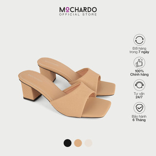 Dép Cao Gót Nữ MOCHARDO Đế Vuông Quai Ngang Thanh Lịch 5cm MC.310