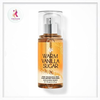 Xịt thơm toàn thân mini Bath & Body Works Warm Vanilla Sugar 75ml