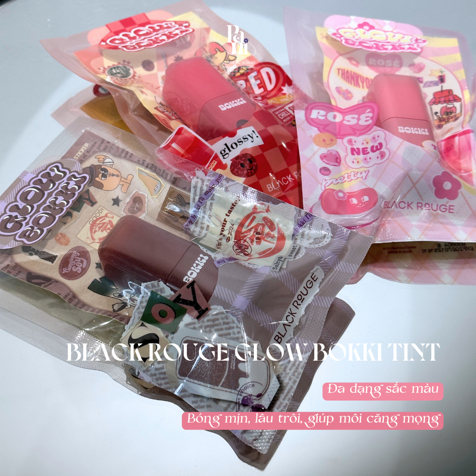 Son Tint Bóng Black Rouge Glow Bokki Tint | BigBuy360 - bigbuy360.vn