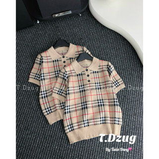  Áo len BBR Kẻ Cổ Bẻ Hàng QCL1 