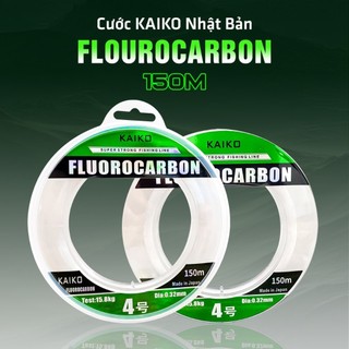 Cước trục kaiko flurocarbon 150m tải cá tốt dùng làm dây trục câu cá