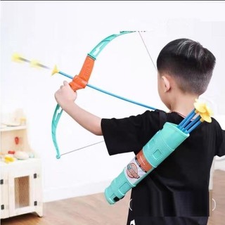 Bộ đồ chơi cung tên bằng nhựa đầu hít - hỏa tốc hcm