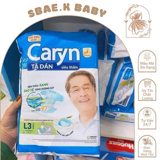 Bịch 3 miếng tã dán caryn cho mẹ sau sinh