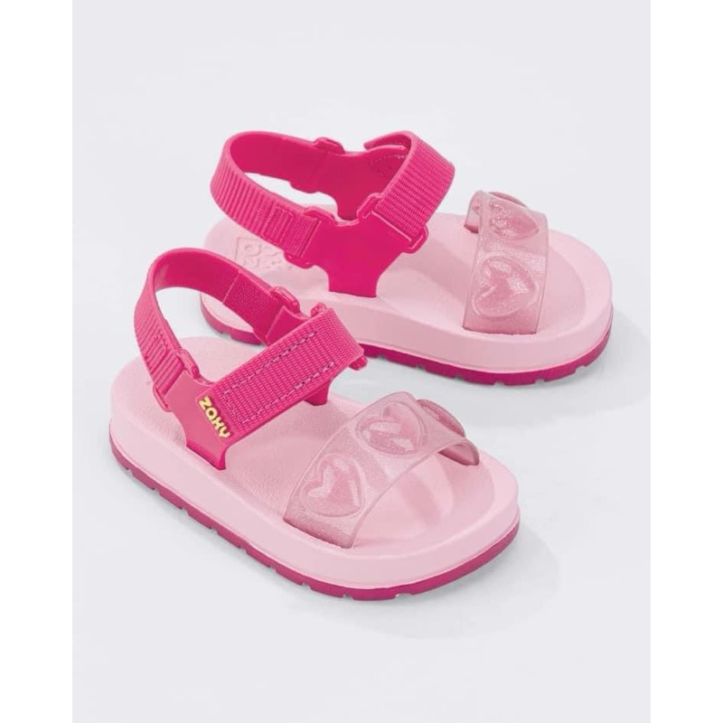 Zaxy quai tim hồng đậm Authentic