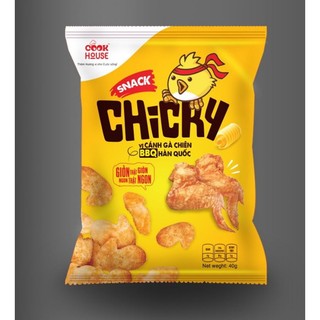 Snack Chicky Cook House vị Cánh gà chiên bbq Hàn quốc