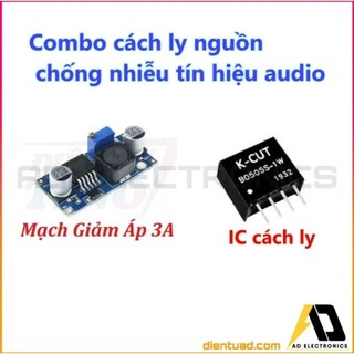 Nguồn cách ly chống nhiễu cho mạch bluetooth dùng diy loa bluetooth ( combo giá sỉ )