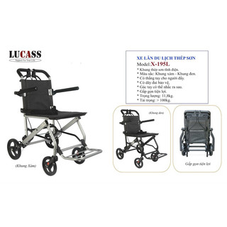 [HOẢ TỐC ] XE LĂN DU LỊCH THÉP SƠN X-195L