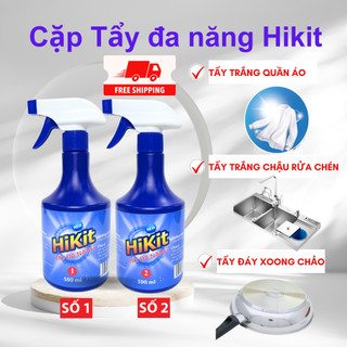 Cặp Tẩy đa năng HiKit 500g, Tẩy mốc quần áo, đáy xoong nồi, chậu inox