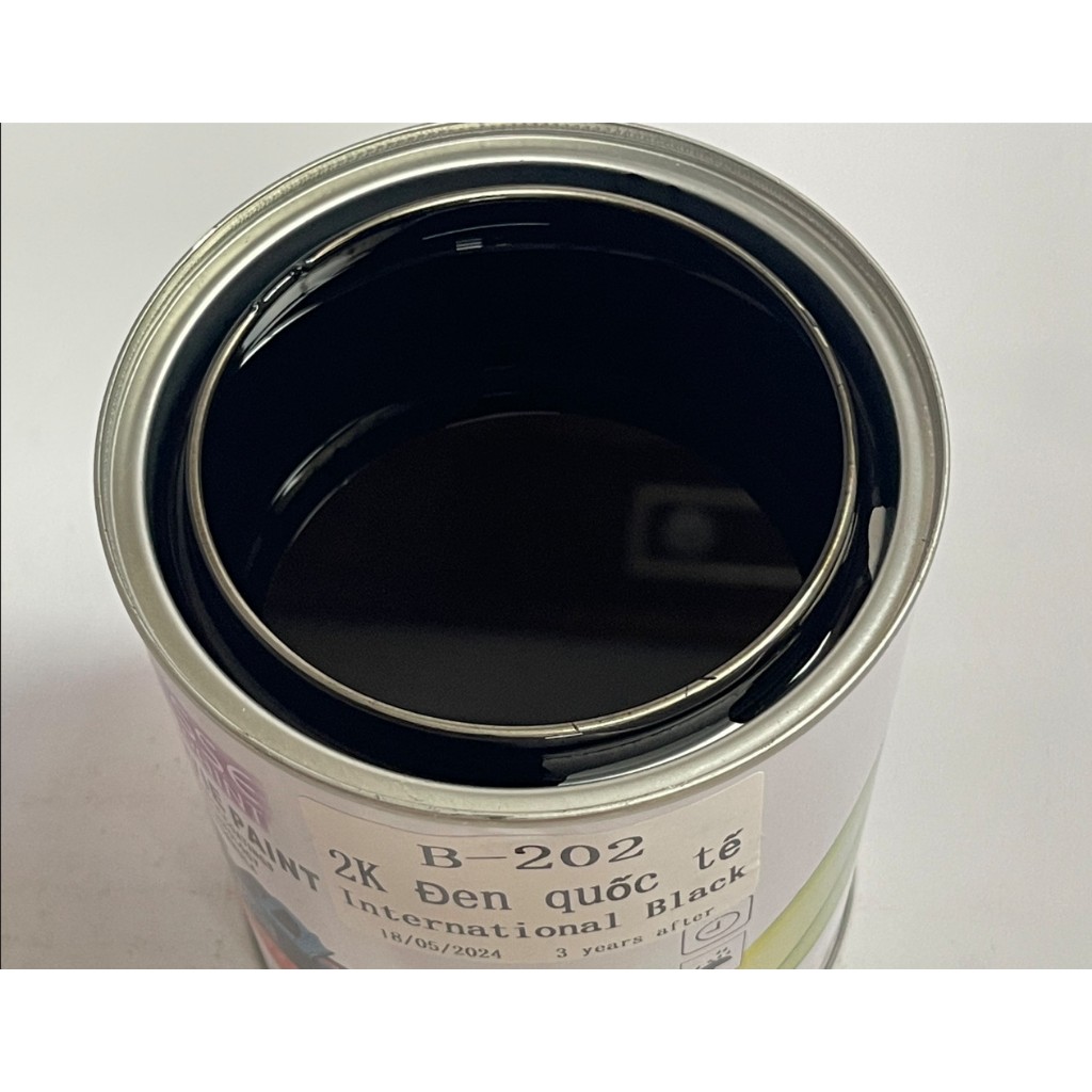 SƠN ĐEN TỰ BÓNG 2K MÃ 202 ĐEN QUỐC TẾ HỆ 2K LOẠI 1 LÍT