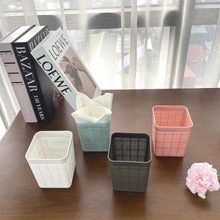Giỏ mây vuông 4086 đựng khăn giấy, giỏ giấy vuông, giỏ đựng khăn giấy chất liệu nhựa bền đẹp