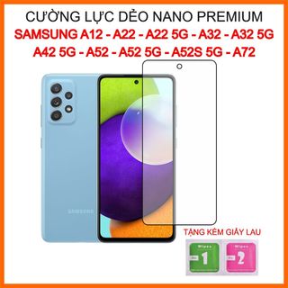 Cường lực samsung a12, a22, a22 5g, a32, a32 5g, a42 5g, a52, a52 5g, a52s 5g, a72, cường lực dẻo 9h+