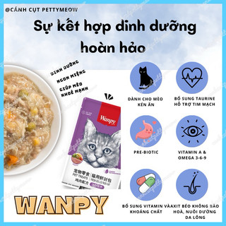 PATE GÓI WANPY CHO MÈO KÉN ĂN - 80 GRAM
